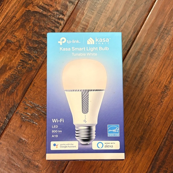 TP-Link Kasa Smart LED Bulb - White and Blue - Picture 1 of 1